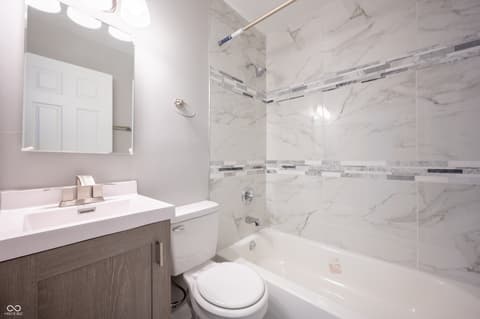 Bathroom at 1021 S Worth Avenue, Indianapolis, IN