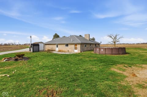 Backyard at 6501 W County Road 1300 N, Russellville, IN