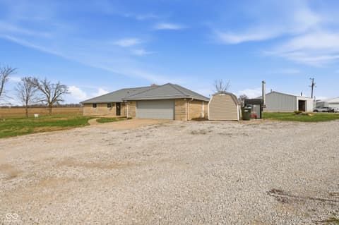 Side exterior at 6501 W County Road 1300 N, Russellville, IN