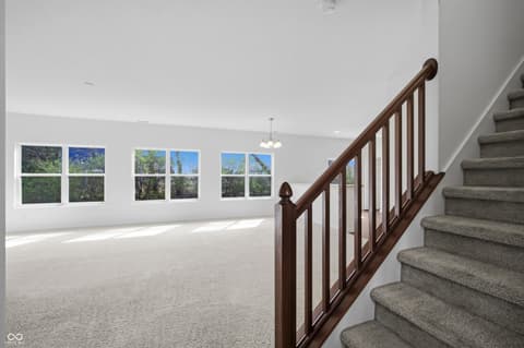 Living room at 1937 Abbey Lane, Columbus, IN
