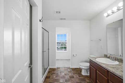 Primary bathroom at 1937 Abbey Lane, Columbus, IN