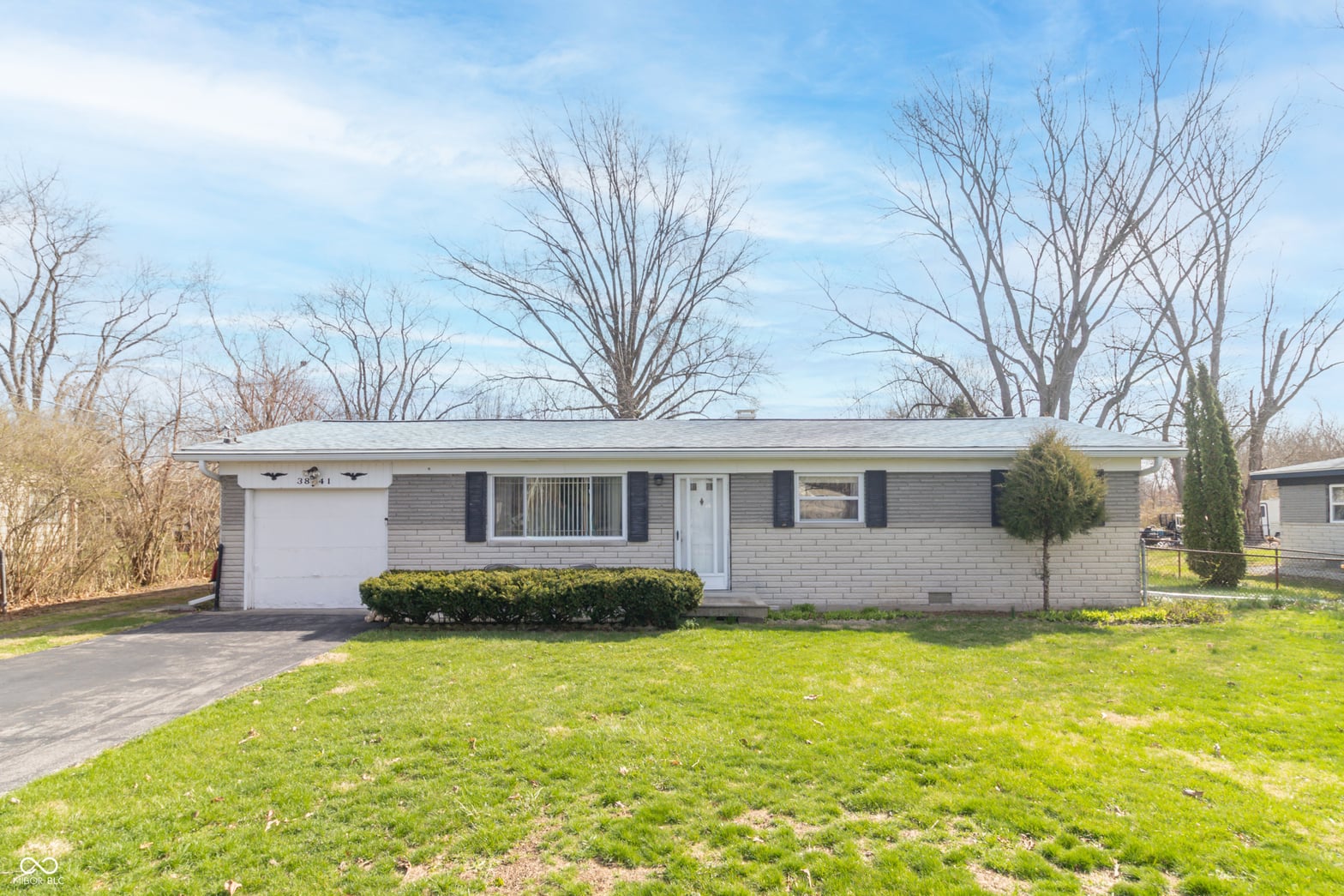 Front exterior at 3841 Wildwood Drive, Indianapolis, IN