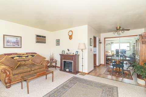 Living room at 3841 Wildwood Drive, Indianapolis, IN