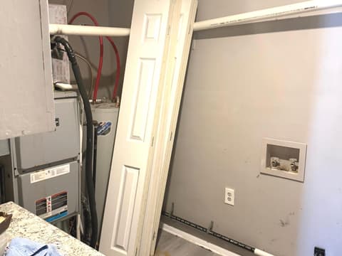 Laundry room at 2252 Wheeler Street, Indianapolis, IN
