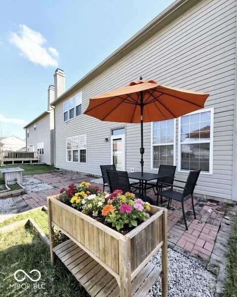 Outdoor living area at 3310 Gainesville Court, Indianapolis, IN