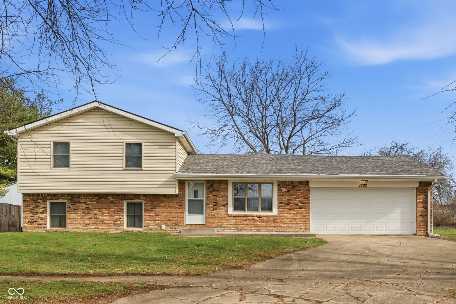 Front exterior at 1202 Victoria Drive, Lebanon, IN