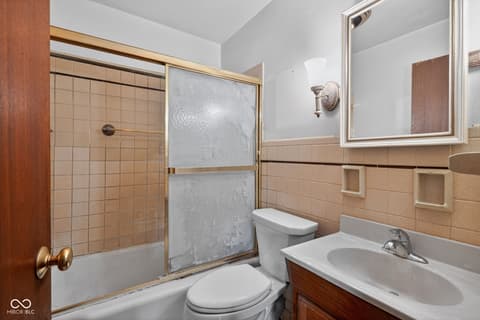 Bathroom at 21 Blairsden Avenue, Carmel, IN
