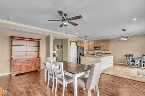 Dining room at 8291 Westcliffe Drive, Avon, IN