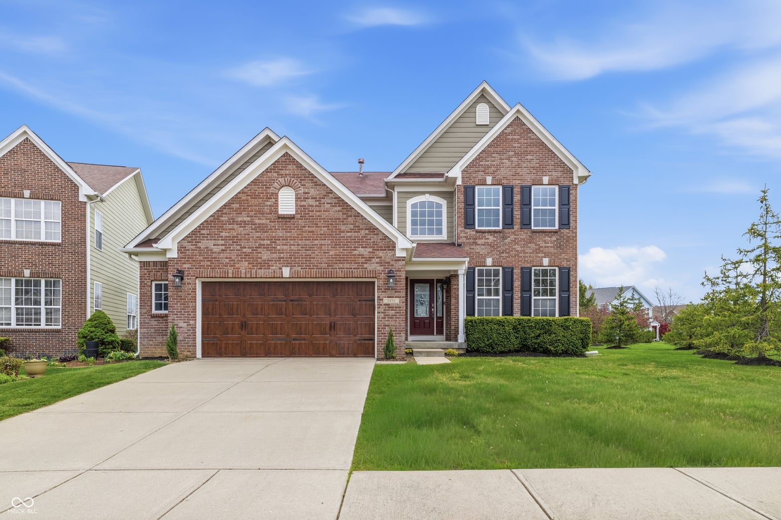 Front exterior at 3450 Millbrae Drive, Carmel, IN