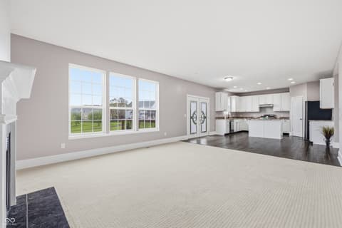 Living room at 3450 Millbrae Drive, Carmel, IN