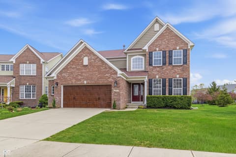 Front exterior at 3450 Millbrae Drive, Carmel, IN
