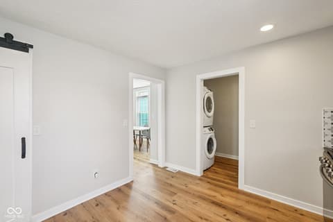 Laundry room at 1706 Draper Street, Indianapolis, IN