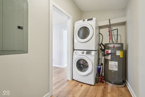 Laundry room at 1706 Draper Street, Indianapolis, IN