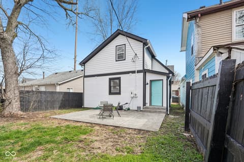Backyard at 1706 Draper Street, Indianapolis, IN