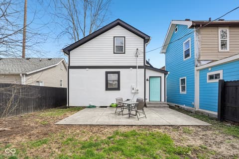 Backyard at 1706 Draper Street, Indianapolis, IN