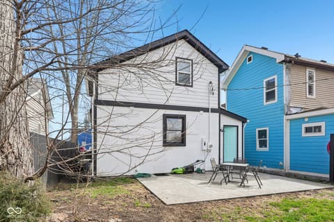 Backyard at 1706 Draper Street, Indianapolis, IN