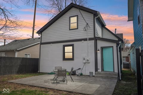 Backyard at 1706 Draper Street, Indianapolis, IN