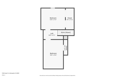 Floor Plan — 1706 Draper Street, Indianapolis, IN