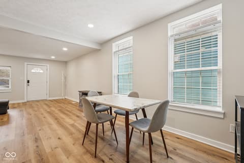 Dining room at 1706 Draper Street, Indianapolis, IN