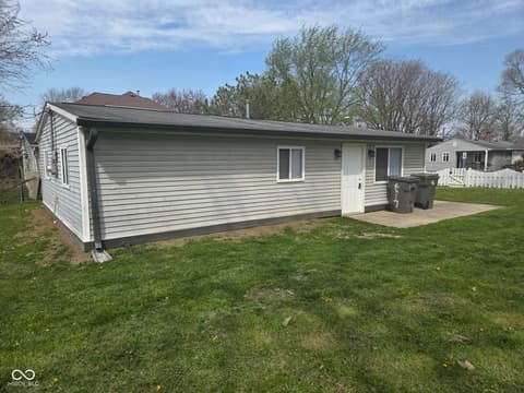 Backyard at 1617 E Gimber Street, Indianapolis, IN