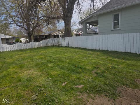 Yard at 1617 E Gimber Street, Indianapolis, IN