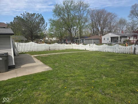 Yard at 1617 E Gimber Street, Indianapolis, IN