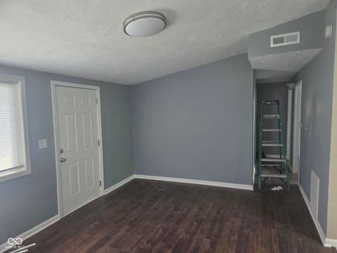 Living room at 1617 E Gimber Street, Indianapolis, IN