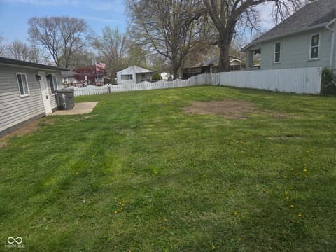Yard at 1617 E Gimber Street, Indianapolis, IN