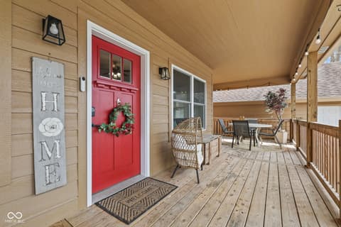 Outdoor living area at 4379 E Rembrandt Drive, Martinsville, IN