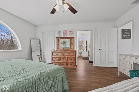 Primary bedroom at 4379 E Rembrandt Drive, Martinsville, IN