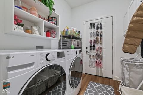 Laundry room at 4379 E Rembrandt Drive, Martinsville, IN