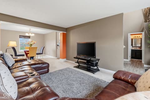 Living room at 6400 Avalon Boulevard, Avon, IN
