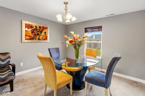 Dining room at 6400 Avalon Boulevard, Avon, IN