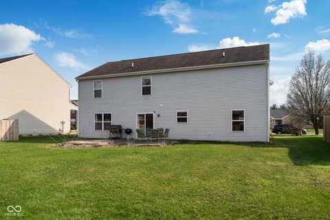Backyard at 6400 Avalon Boulevard, Avon, IN