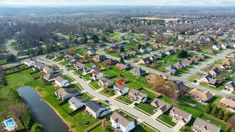 Aerial view at 6400 Avalon Boulevard, Avon, IN