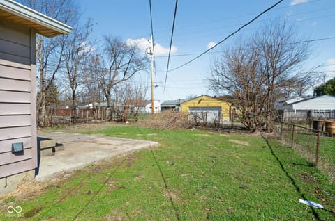 Yard at 2835 Baltimore Avenue, Indianapolis, IN