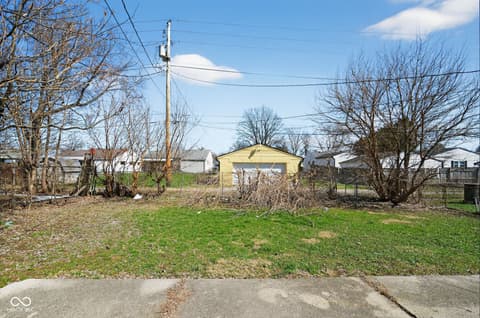 Yard at 2835 Baltimore Avenue, Indianapolis, IN