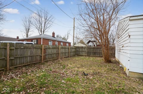 Yard at 6063 University Avenue, Indianapolis, IN