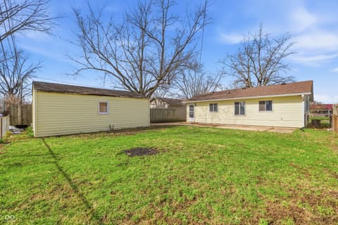 Backyard at 2818 Apache Drive, Anderson, IN