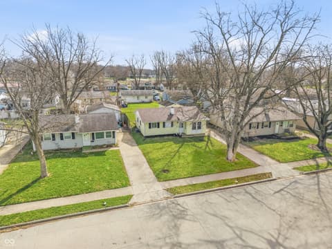 Aerial view at 2818 Apache Drive, Anderson, IN