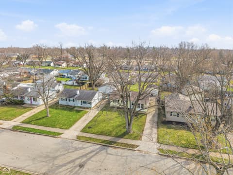 Aerial view at 2818 Apache Drive, Anderson, IN