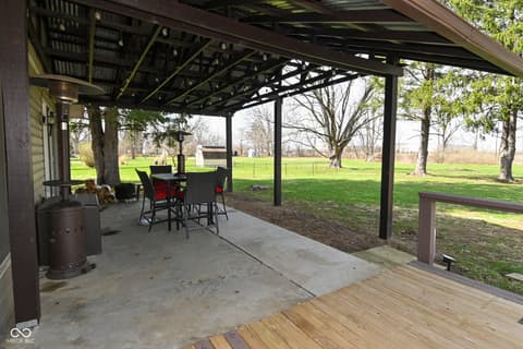 Outdoor living area at 2430 E Us Highway 136, Pittsboro, IN