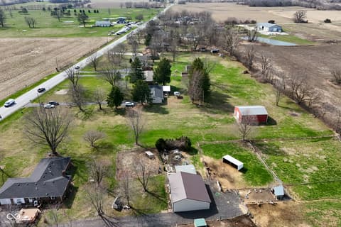 Aerial view at 2430 E Us Highway 136, Pittsboro, IN