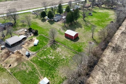 Aerial view at 2430 E Us Highway 136, Pittsboro, IN