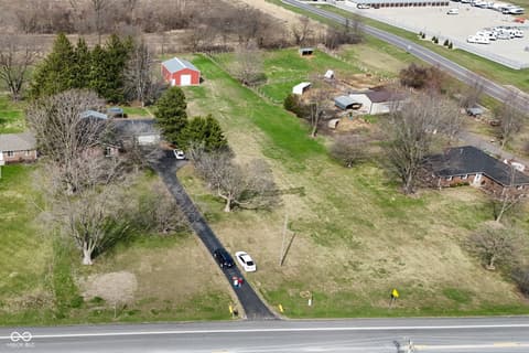 Aerial view at 2430 E Us Highway 136, Pittsboro, IN