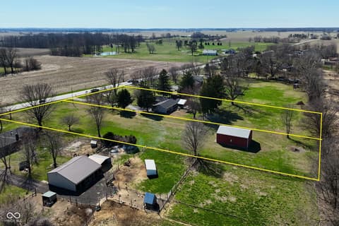 Aerial view at 2430 E Us Highway 136, Pittsboro, IN