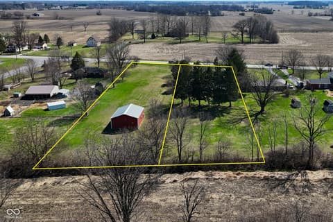 Aerial view at 2430 E Us Highway 136, Pittsboro, IN