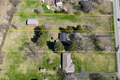 Aerial view at 2430 E Us Highway 136, Pittsboro, IN