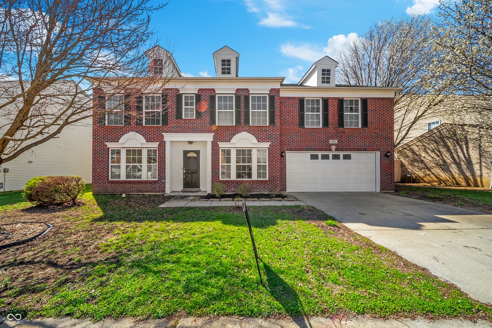 Front exterior at 10567 Wiley Lane, Indianapolis, IN