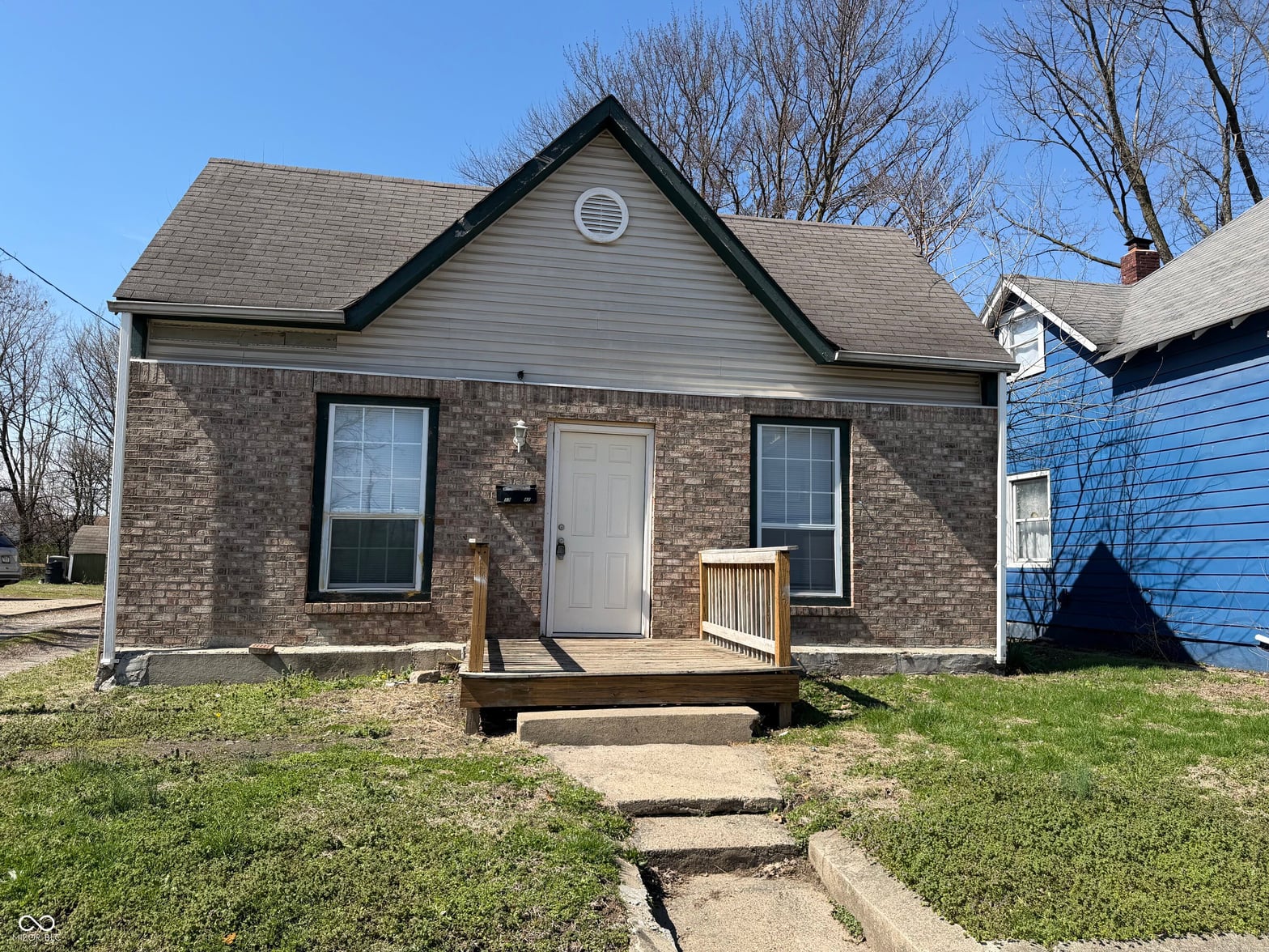 Front exterior at 1342 Lee Street, Indianapolis, IN